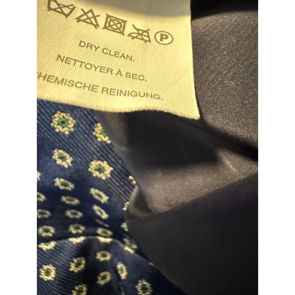 J.Crew Navy Jacquard‎ Brocade Grosgrain Structured Preppy Sheath Dress